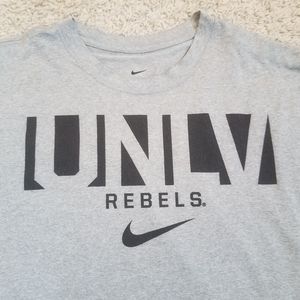 NIKE DRI FIT UNLV Tshirt Mens Sz Large long sleeve